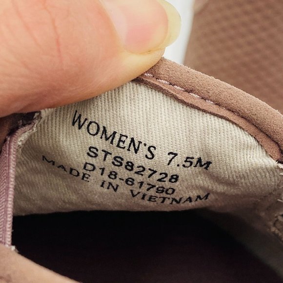 Sperry Top-Sider STS82728 Seaside Mauve Embossed Slip-On Sneaker Women's 7.5 M - Picture 11 of 11